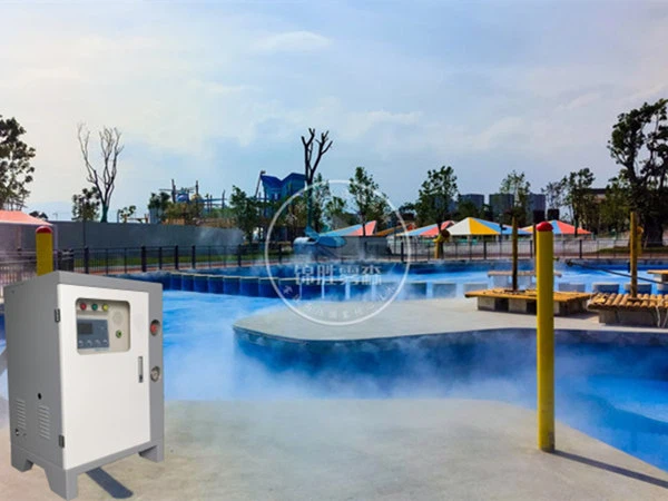 מערכת ערפול שומרת על קור רוח בפארק המים